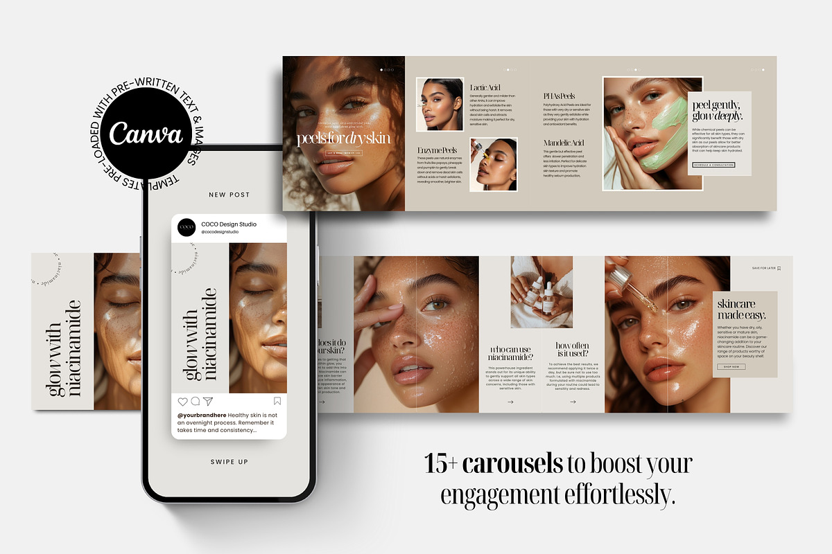650 Esthetician Instagram Templates, a Social Media Template by COCO Designs (Photo 13 of 25)