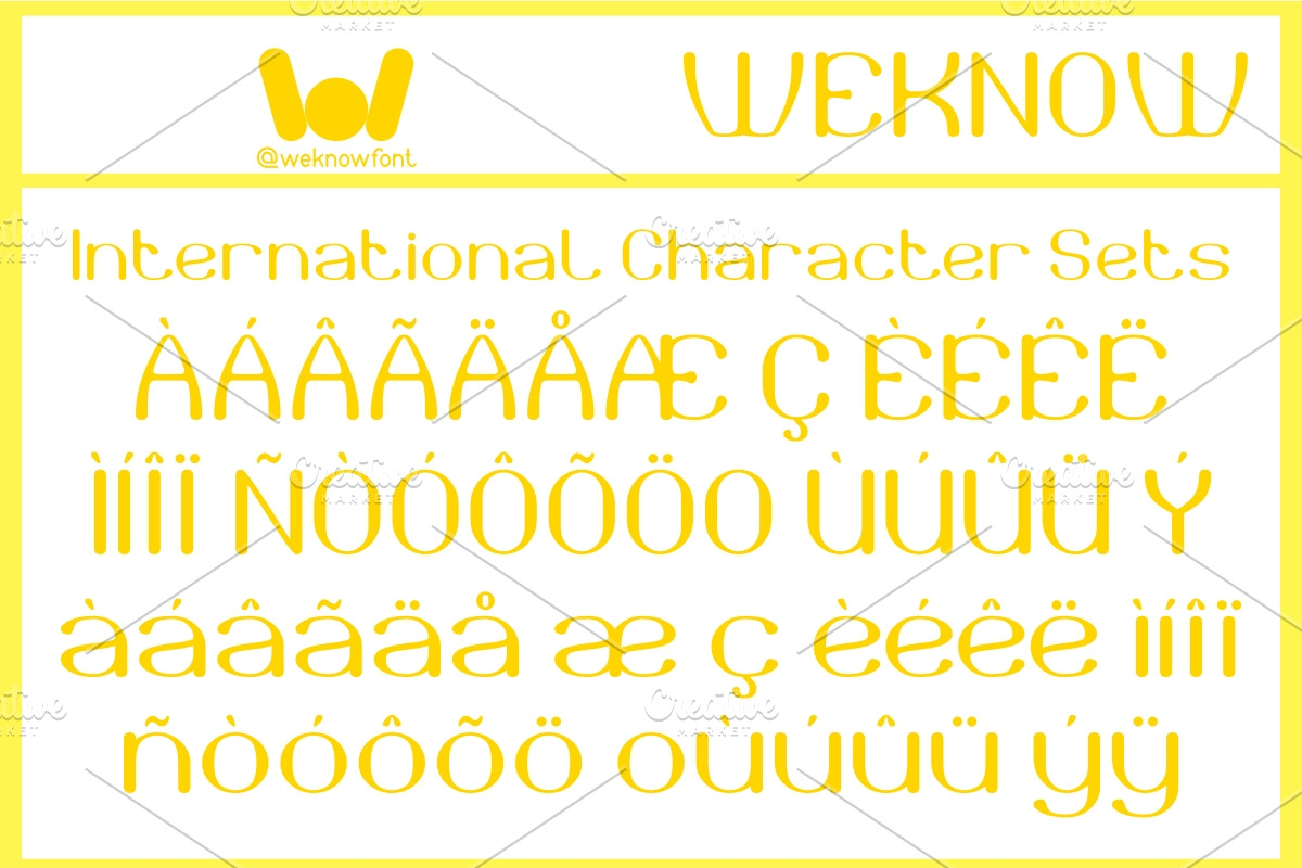 Authentic Style font, a Sans Serif Font by weknow (Photo 8 of 8)
