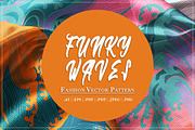 Funky Waves | Vector Pattern, a Pattern Graphic by AALofts Design (Thumbnail 8 of 8)
