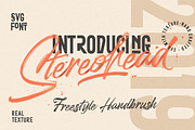 Stereohead Brush Font SVG, a Script Font by Dirtyline Studio (Thumbnail 11 of 11)