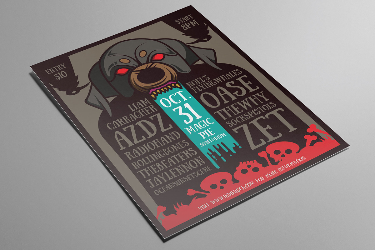 Evil Dog Halloween Flyer, a Flyer Template by ashenterprise (Photo 2 of 3)