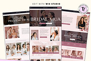 Bridal Makeup Website, a Wix Template by Template Twist Shop (Thumbnail 2 of 9)