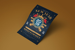 New Year Flyer, a Flyer Template by Tokosatsu