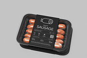 Sausage Packaging Mockup, a Packaging Mockup by Brand Earth (Thumbnail 3 of 4)