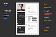 JOB CV, a Resume Template by graphicbox (Thumbnail 1 of 3)