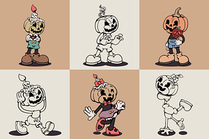 Retro Pumpkins Collection