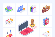 Law and Justice Isometric Icons, an Emoji Icon by Vectors Market (Thumbnail 7 of 10)