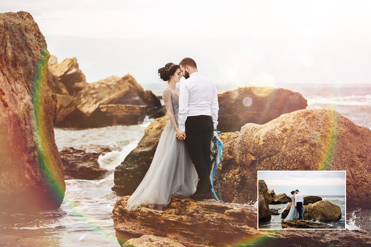 Sunny Days Sun Flare Overlays, an Action Add-On by Uplift Actions (Photo 2 of 6)