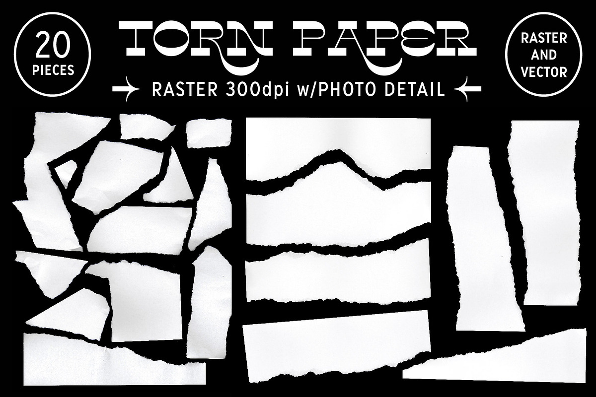 20 Torn Ripped Paper, a Graphic by Josty (Photo 2 of 7)