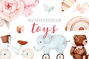 Baby watercolor toys