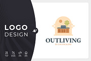 Outdoor Living Logo Template, a Branding & Logo Template by LOGOMAGINE (Thumbnail 1 of 16)