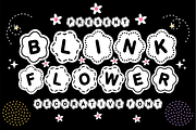 Blink Flower - Cute Floral Font, a Symbol Font by KiddoGlyphs Studio (Thumbnail 1 of 4)