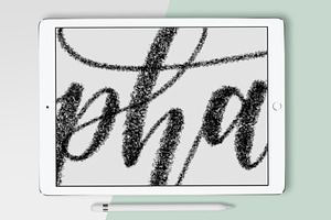 Asphalt Calligraphy Procreate Brush