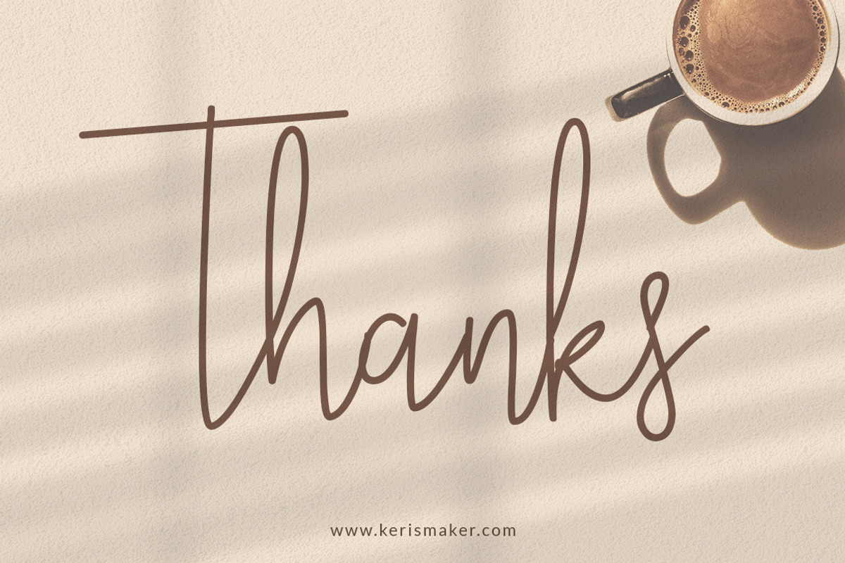 Liberika Font, a Script Font by kerismaker (Photo 10 of 10)