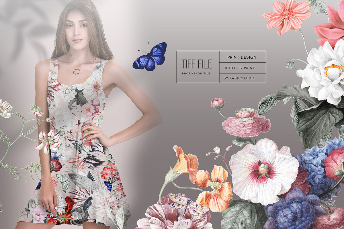 Enamour, Elegant Floral Blooms., a Pattern Graphic by TSTUDIO (Photo 11 of 14)