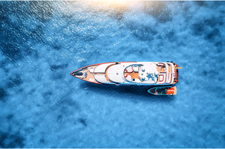 Aerial view of beautiful luxury, a Nature Photo by den-belitsky