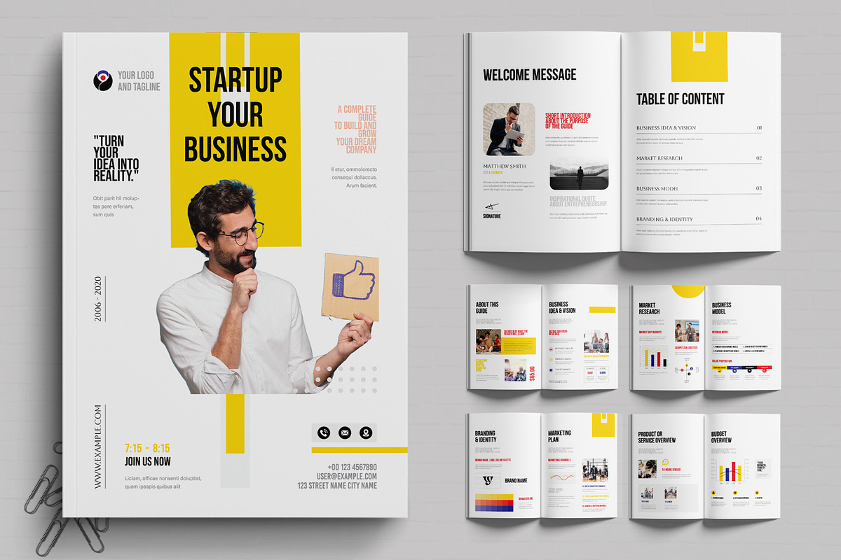 Business Startup Book Layout