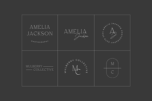 Minimal Logo Kit Templates Vol.3