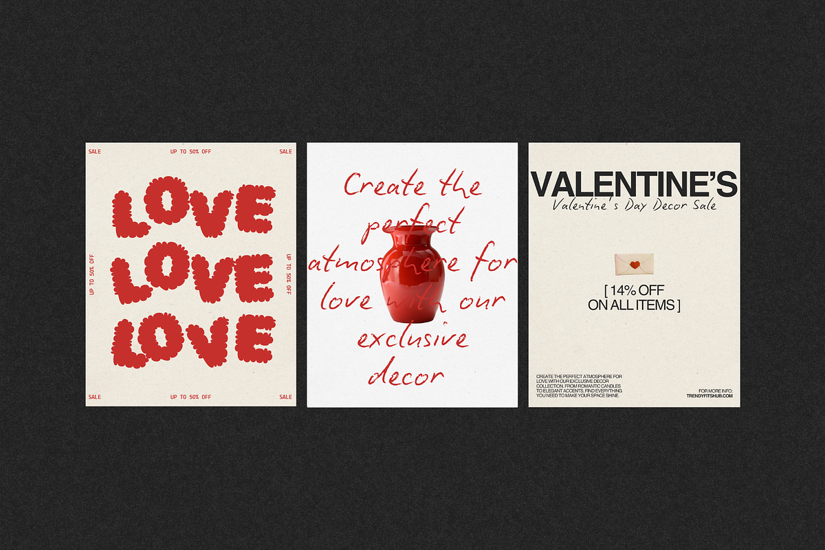 Amour | Valentine's Social Media Kit, a Social Media Template by Simple có (Photo 8 of 10)