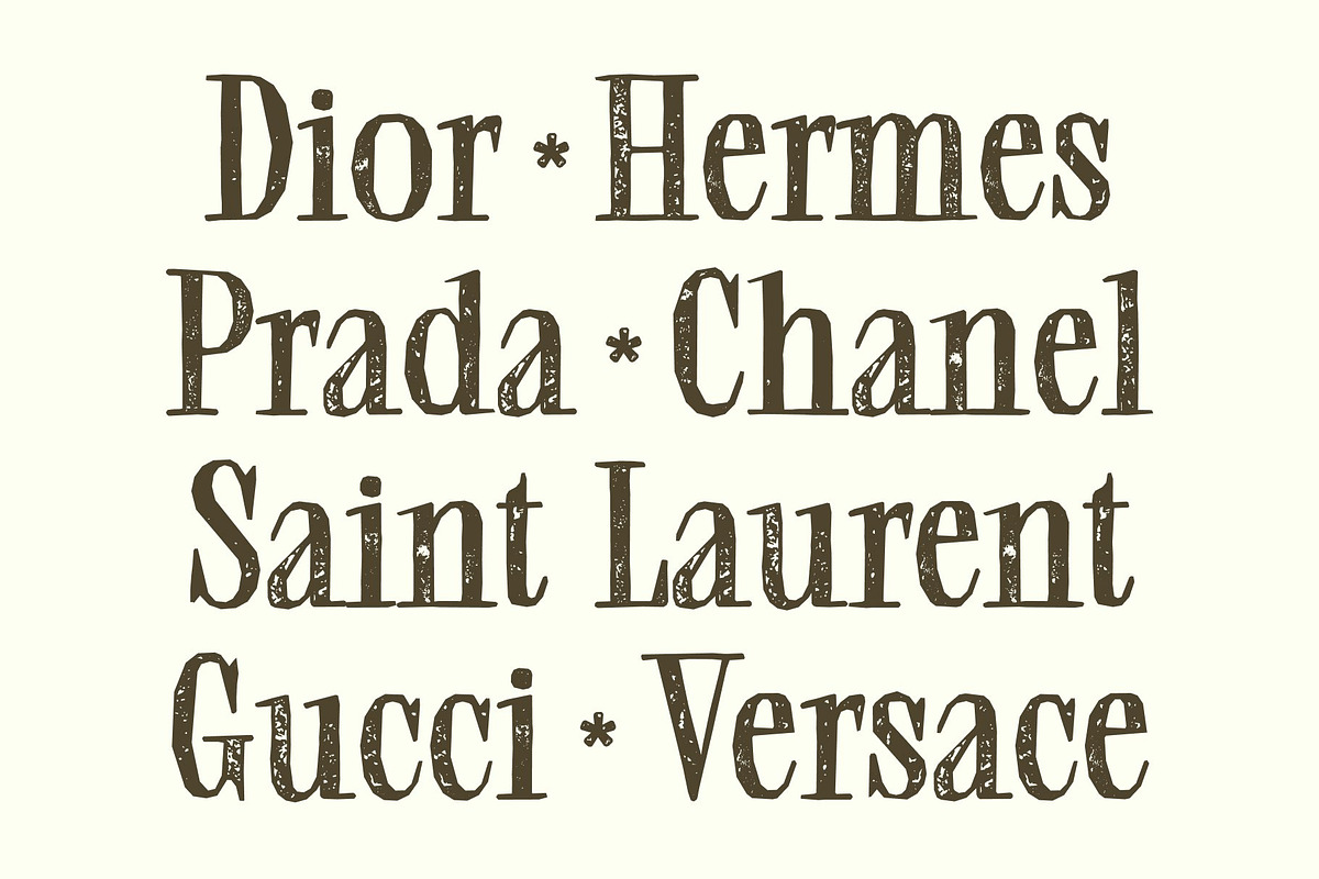 CS Reigate Stamp, a Serif Font by Craft Supply Co. (Photo 4 of 8)