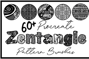Zentangle 60 Pattern Brush Bundle