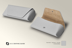 Leather Eyewear Box Mockup