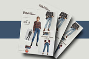 Plaid Shirt Fashion Flyer Pack, a Social Media Template by Crox Studio | Digital (Thumbnail 5 of 6)