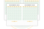Minimalist Monthly Planner 2023, a Stationery Template by CreativeBundlex (Thumbnail 4 of 4)