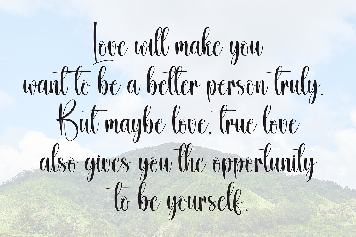 Mandala | Script Font, a Handwritten Font by Scratchones (Photo 6 of 9)