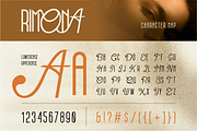 Rimona, a Symbol Font by Burntilldead (Thumbnail 2 of 13)