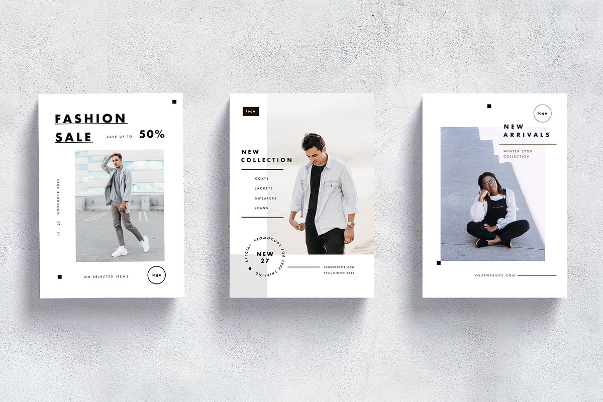 Fashion flyers bundle, a Flyer Template by Marie T (Photo 7 of 10)