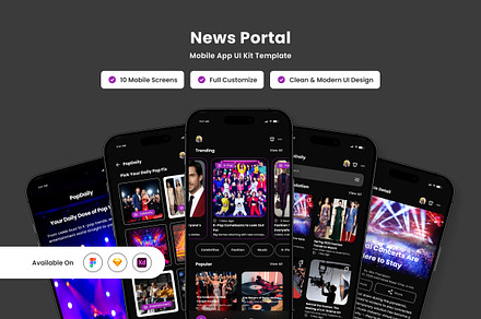 PopDaily - News Design Template