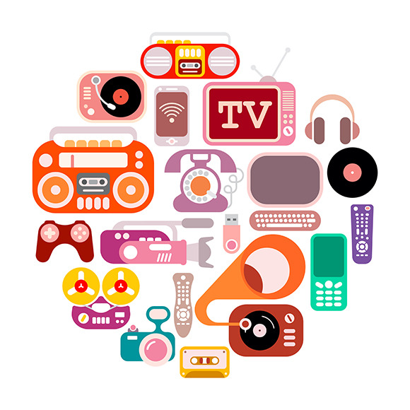 Home Electronics by Danjazzia | Creative Market