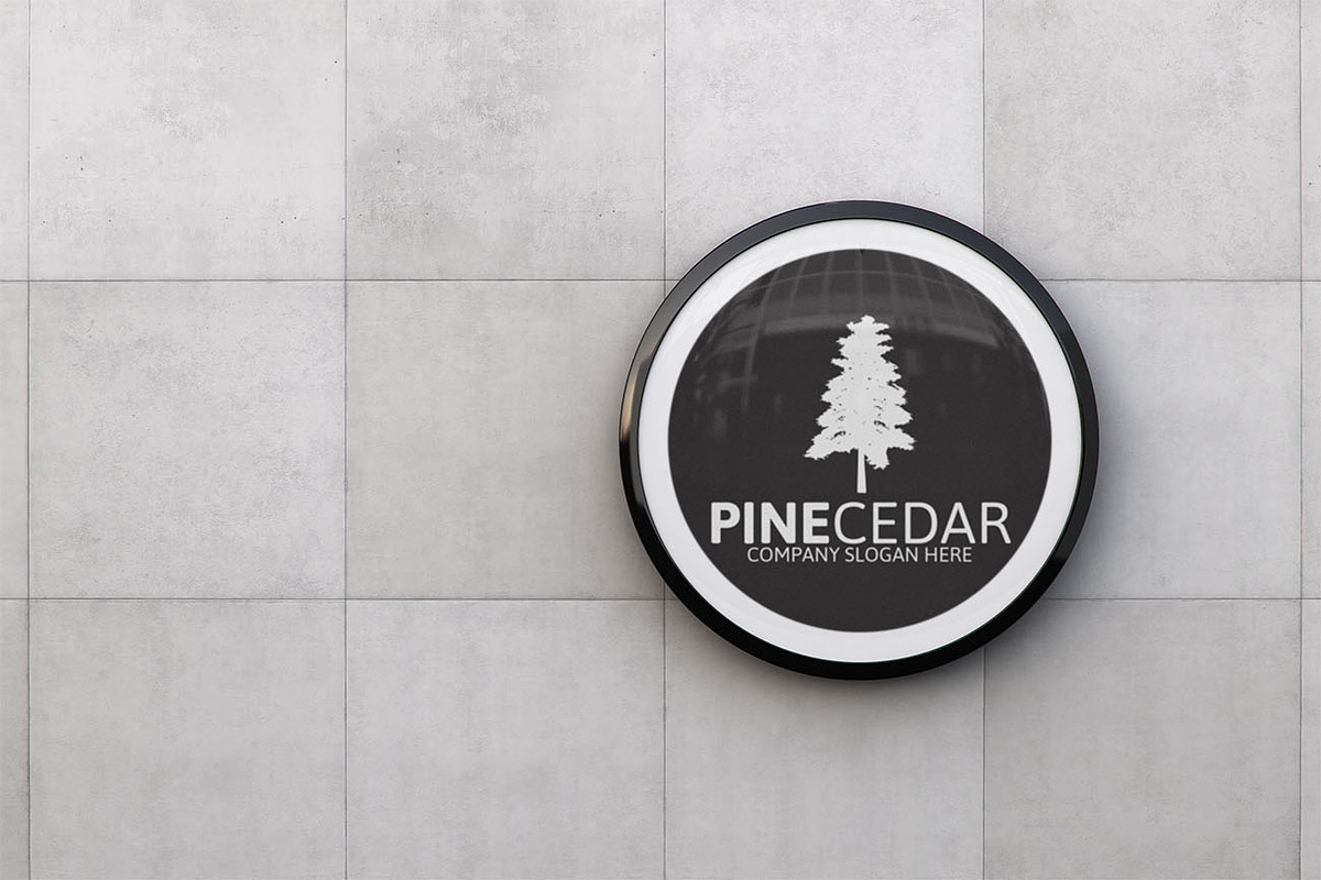 Pine Cedar Tree Logo 10 % discount, a Branding & Logo Template by Josuf Media (Photo 5 of 6)