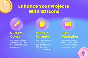 3D NFT Icons