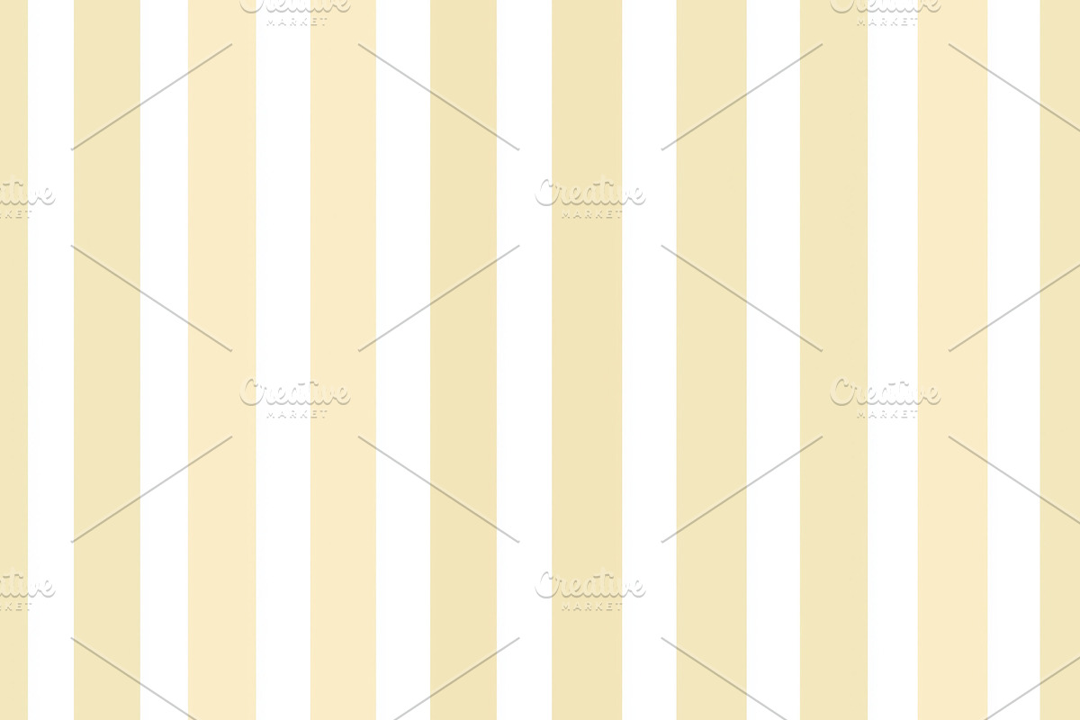 Seamless pattern, yellow and white vertical stripes creating a s, a Pattern Graphic by Studio ANNA