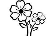 Simple Wildflower Silhouette, an Object Graphic by Designer_Momina (Thumbnail 12 of 15)