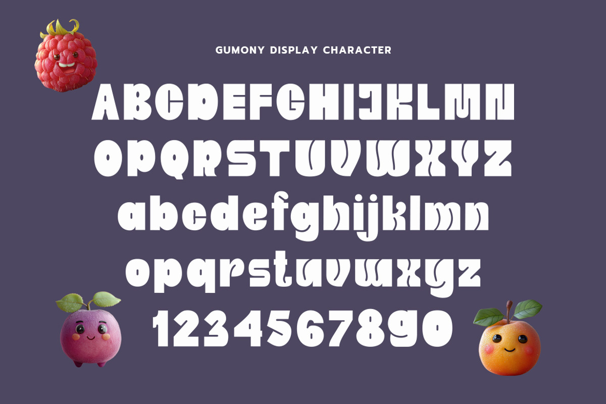 Gumony - Display Font, a Sans Serif Font by FHFont (Photo 4 of 7)
