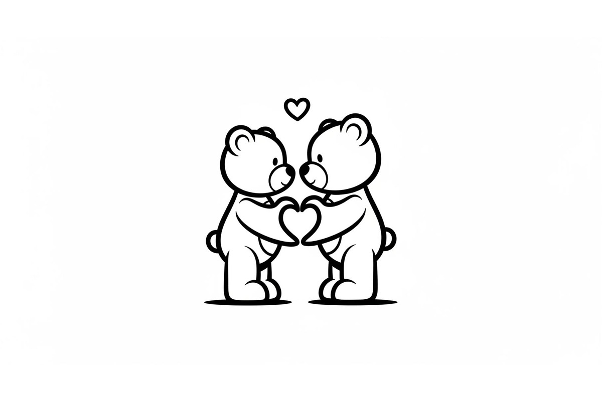 Cute Teddy Bear Love Vector Bundle, an Illustration by Designs_River (Photo 27 of 51)