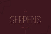Serpens Display Font, a Serif Font by infernostudio3 (Thumbnail 1 of 11)