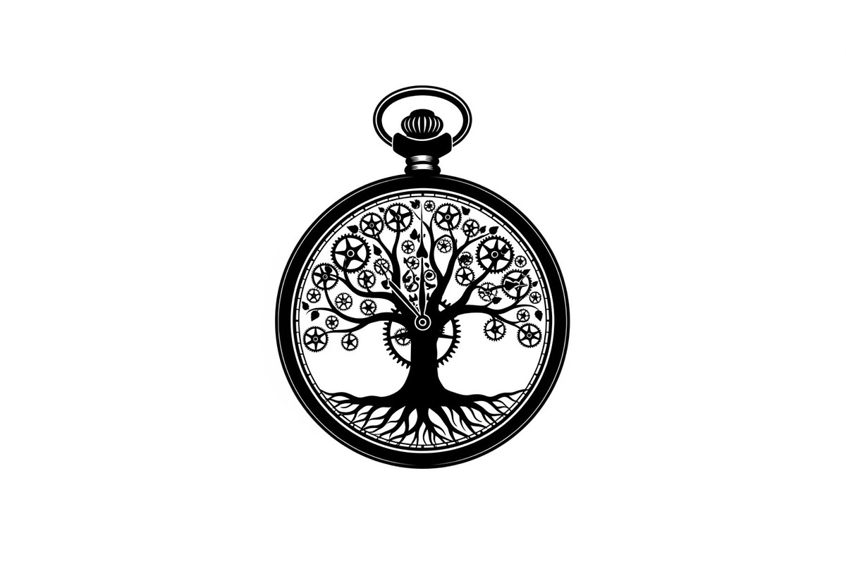 Steampunk Tree of Life Symbol Bundle, an Illustration by yasushie (Photo 18 of 31)