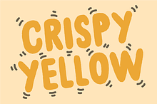 Crispy Yellow - snacky 'n tasty font