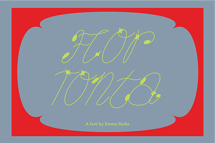 A modern cursive font for designers, a Script Font by Emma Make