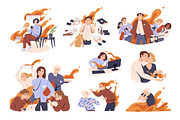 People on fire concept, a Person Illustration by Good Studio (Thumbnail 1 of 9)