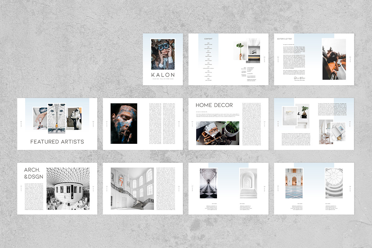 Magazine Template, a Magazine Template by Eesome Design Studio (Photo 4 of 5)