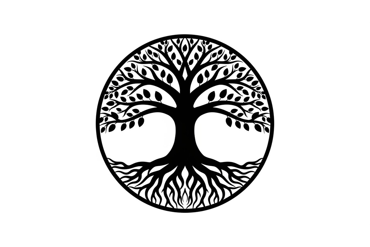 Tree of Life Circle SVG Bundle, an Illustration by Gfx_Store (Photo 41 of 50)