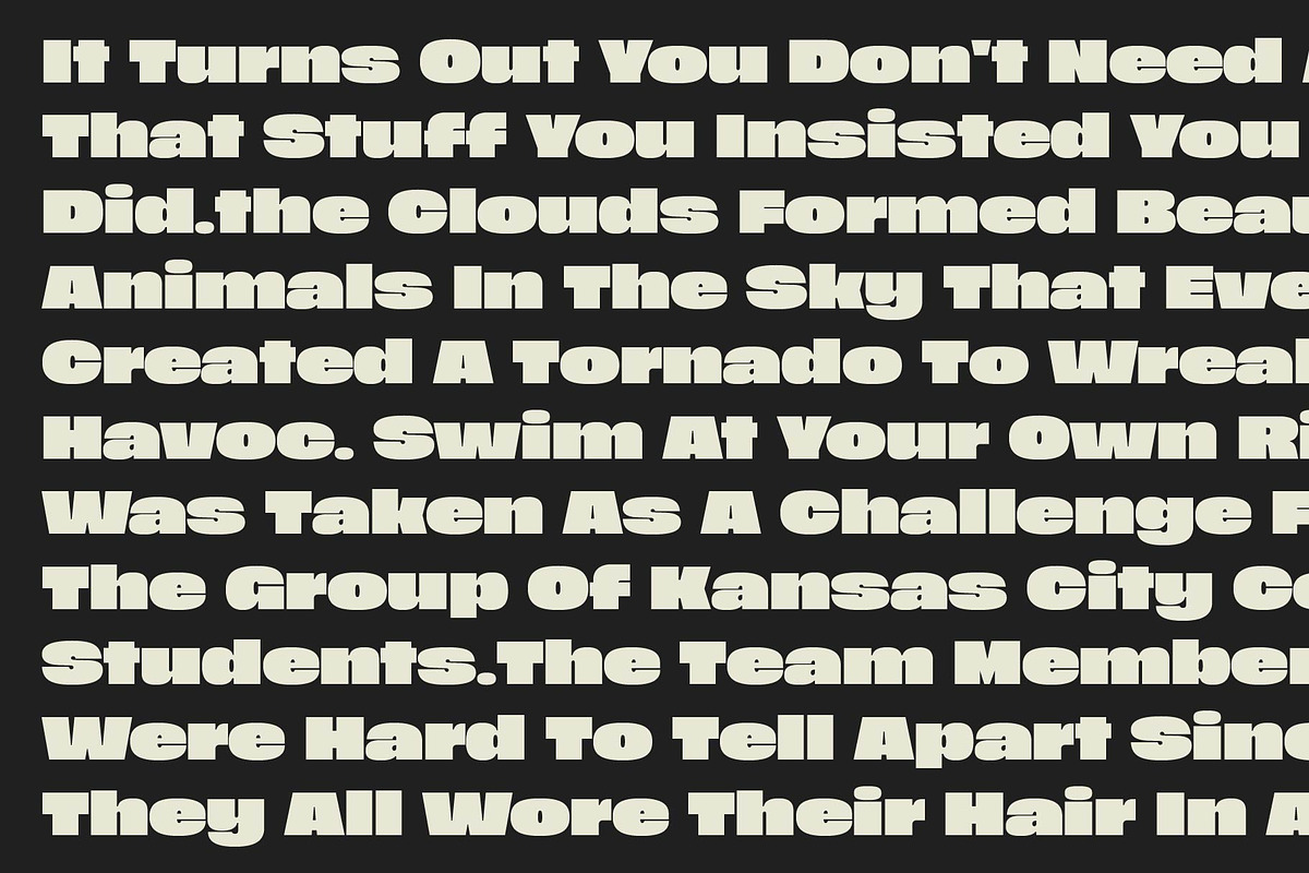 Raglot - Bold Extended Font, a Font by Bring To Type (Photo 4 of 9)