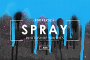 214 Spray Photoshop Brushes, a Brush Add-On by ArtistMef (Thumbnail 1 of 9)