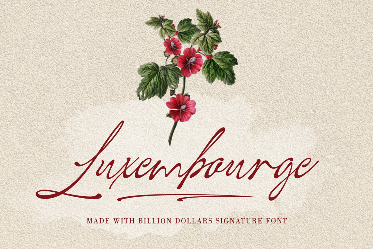 Billion Dollars, a Font by HKL Studio (Photo 2 of 10)
