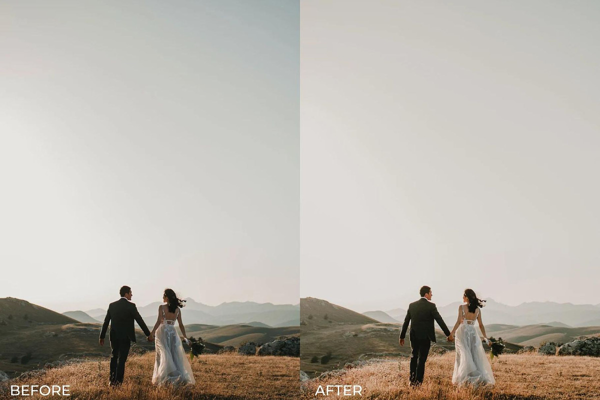 10 WEDDING FILM LIGHTROOM PRESETS, an Action Add-On by Emma Kate Creative (Photo 4 of 10)